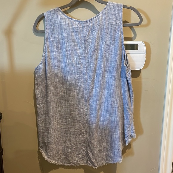 Cloth & stone linen tank L - Picture 3 of 4